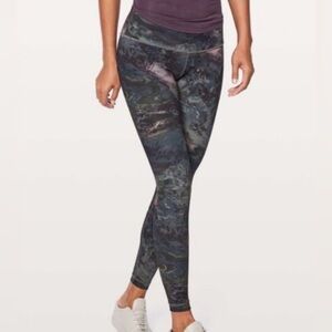 NWOT⚡️Rare Lulu Wunder Under Tight 28” Radiant-Multi